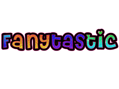 Fany Glitter Text PNG