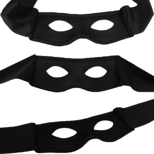 Size 17.5x6.7cm Zorro Classic Black Eye Mask Halloween ...