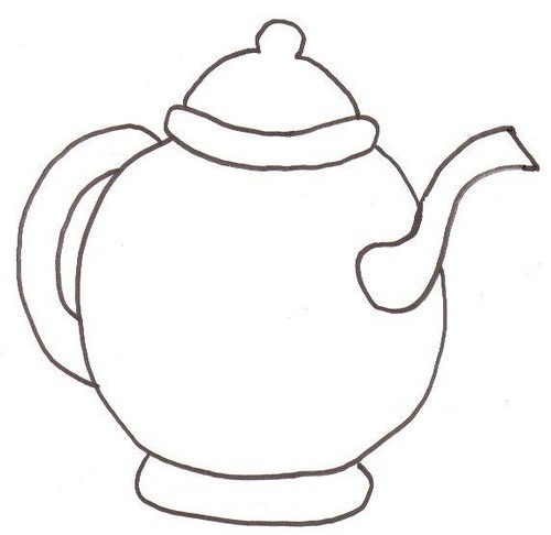 tea pot template | Cards