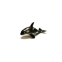 Shamu Killer Whale Figurine Box Swarovski Crystals Orca Jewelry ...