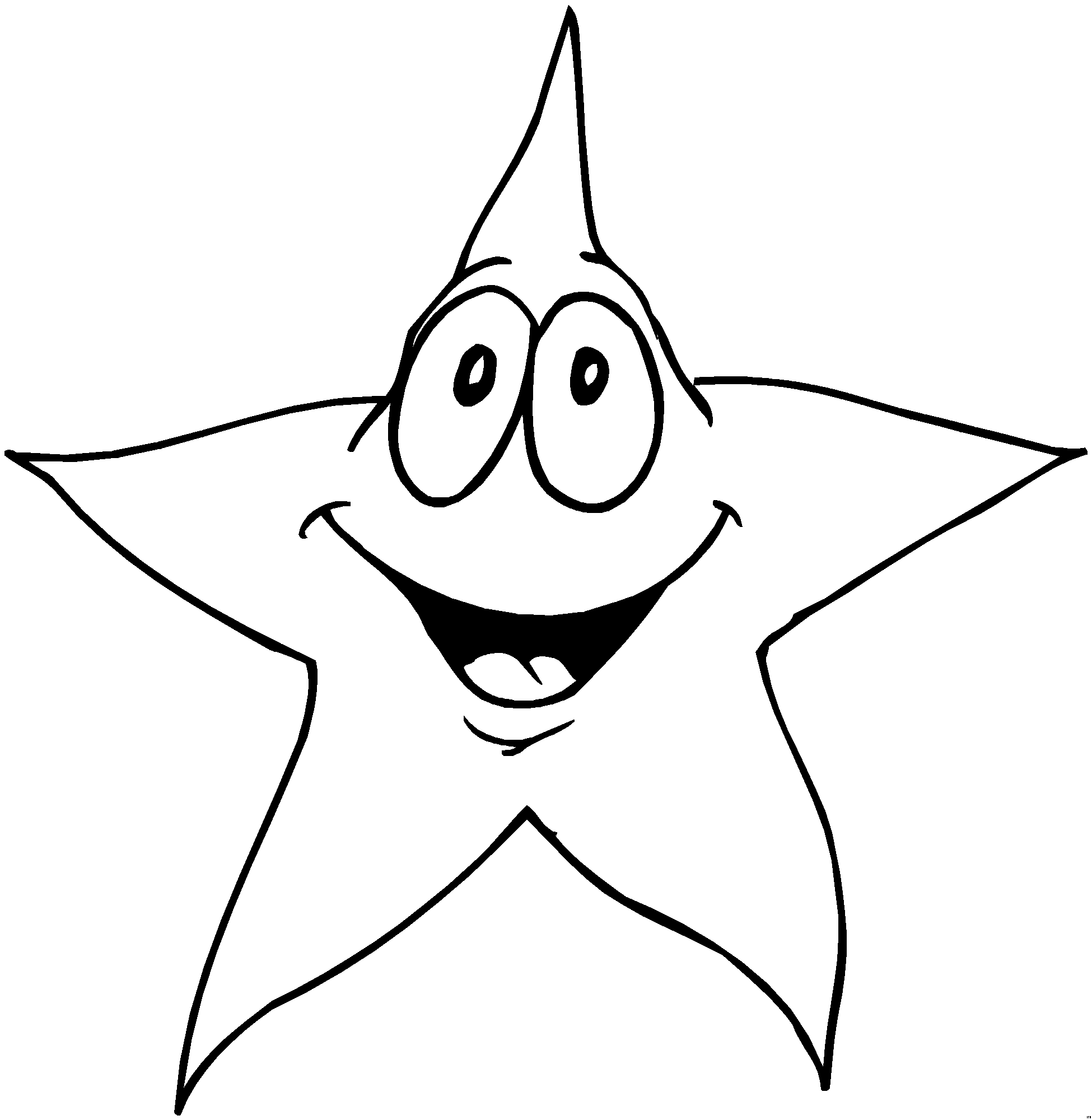 Printable Star Coloring Page 3256