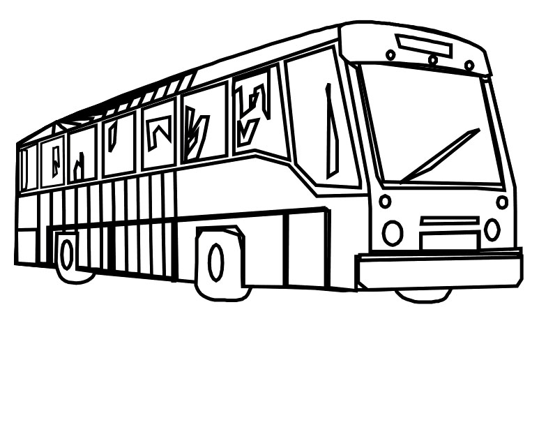 The Bus Is Great And Really Like In Crash Coloring Pages ...