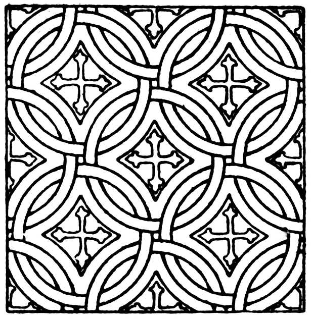 Mosaic Square Pattern | ClipArt ETC