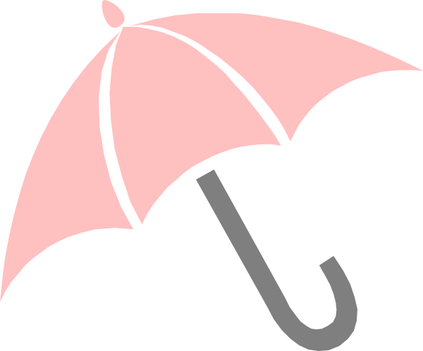 Pink Umbrella clip art - vector clip art online, royalty free ...