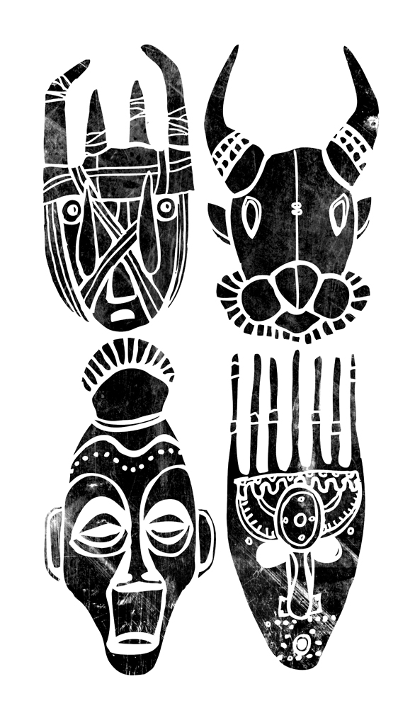 Masks | African Masks, Masks and Cardboard Mask