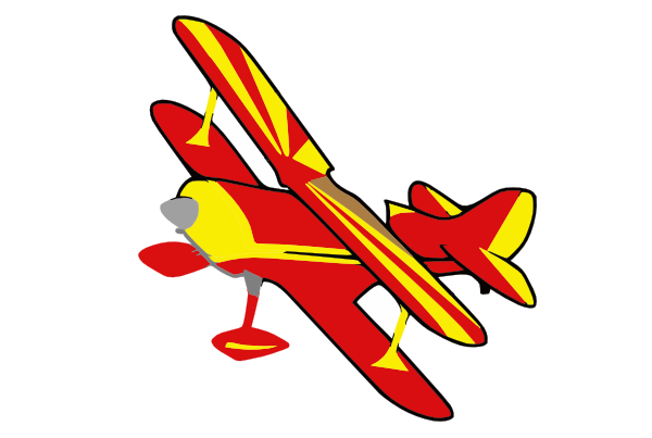 Clipart Biplane