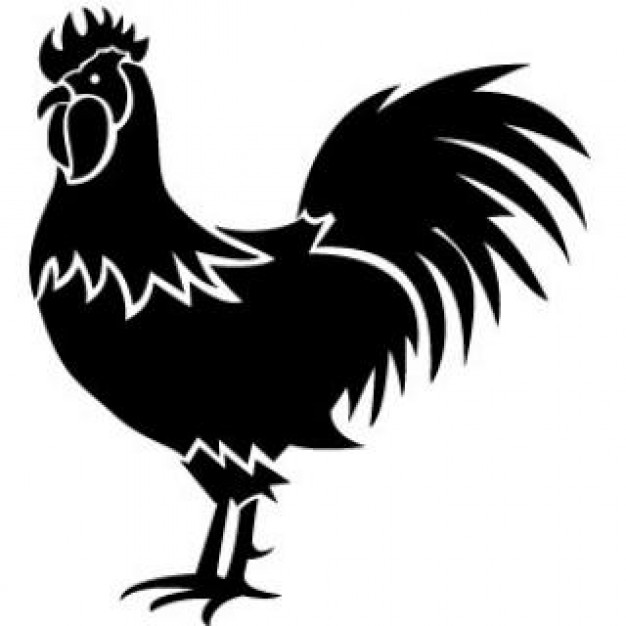 Rooster Silhouette Clip Art