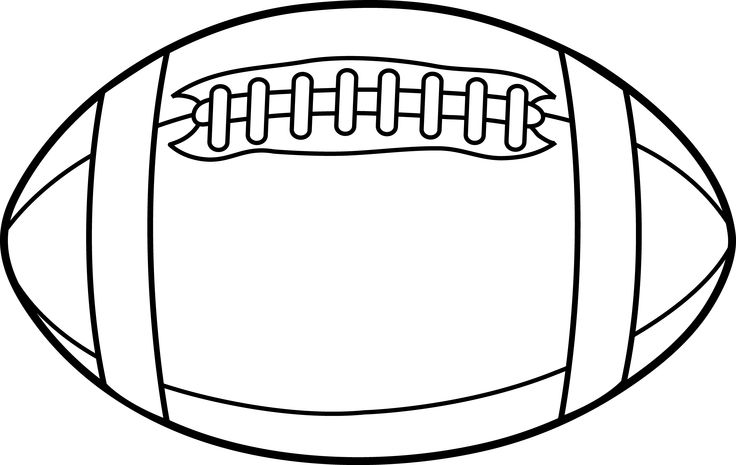 Football Outline Images - 32 cliparts
