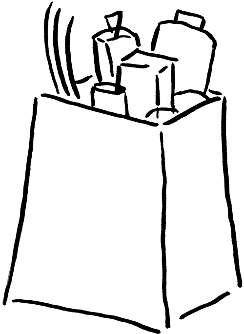 Clipart Of Box Of Groceries - ClipArt Best