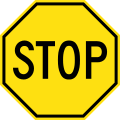 Stop sign