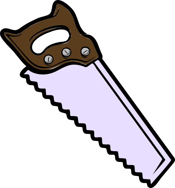 Saw 2 Clip Art - vector clip art online, royalty free ...