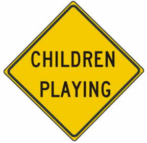 Buy 36" Children Playing Road Signs