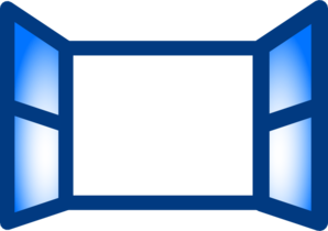 Blue windows clipart - ClipartFox