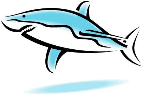 Image of Shark Clipart #7623, Great White Shark 1 - Clipartoons