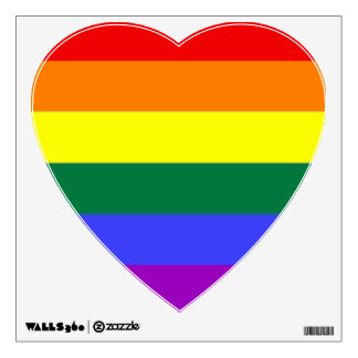 Gay Pride Wall Decals & Wall Stickers | Zazzle