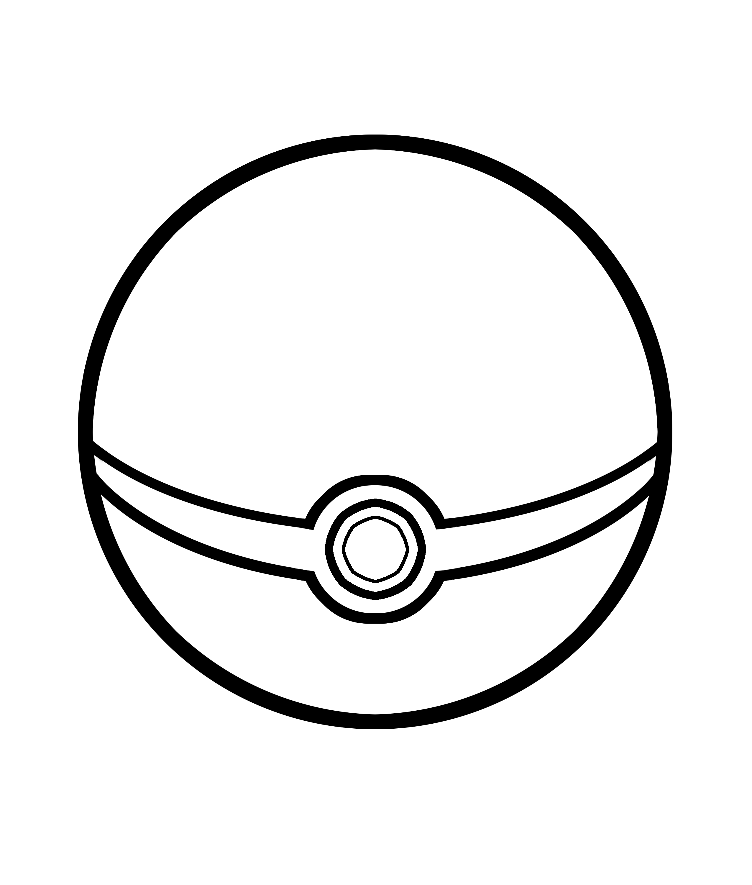 Poke ball Line Art by Falco4077 on DeviantArt