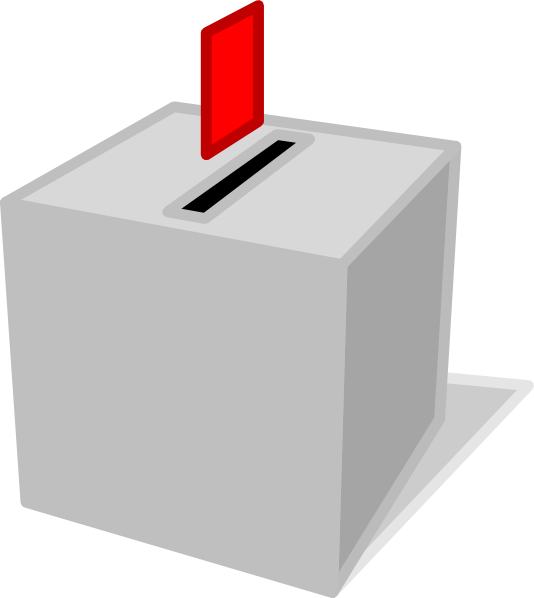 Ballot Voting Box Clip Art - vector clip art online ...