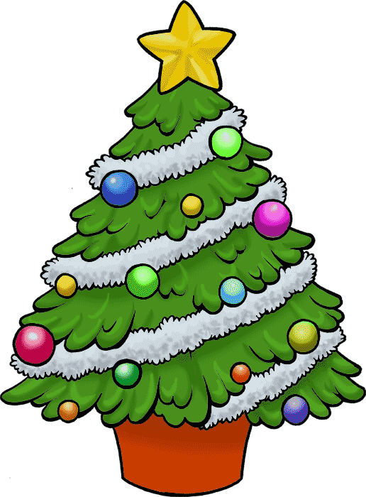 Christmas tree pictures clip art