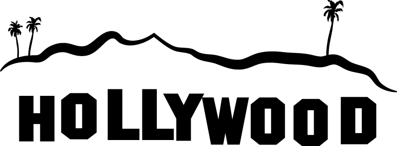 Hollywood clip art free