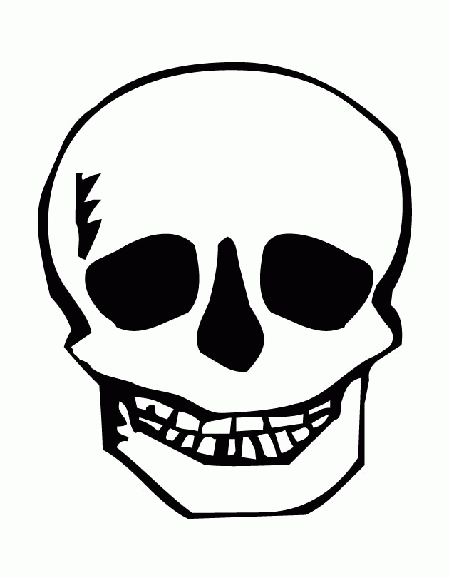 Skull And Crossbones Coloring Page - AZ Coloring Pages