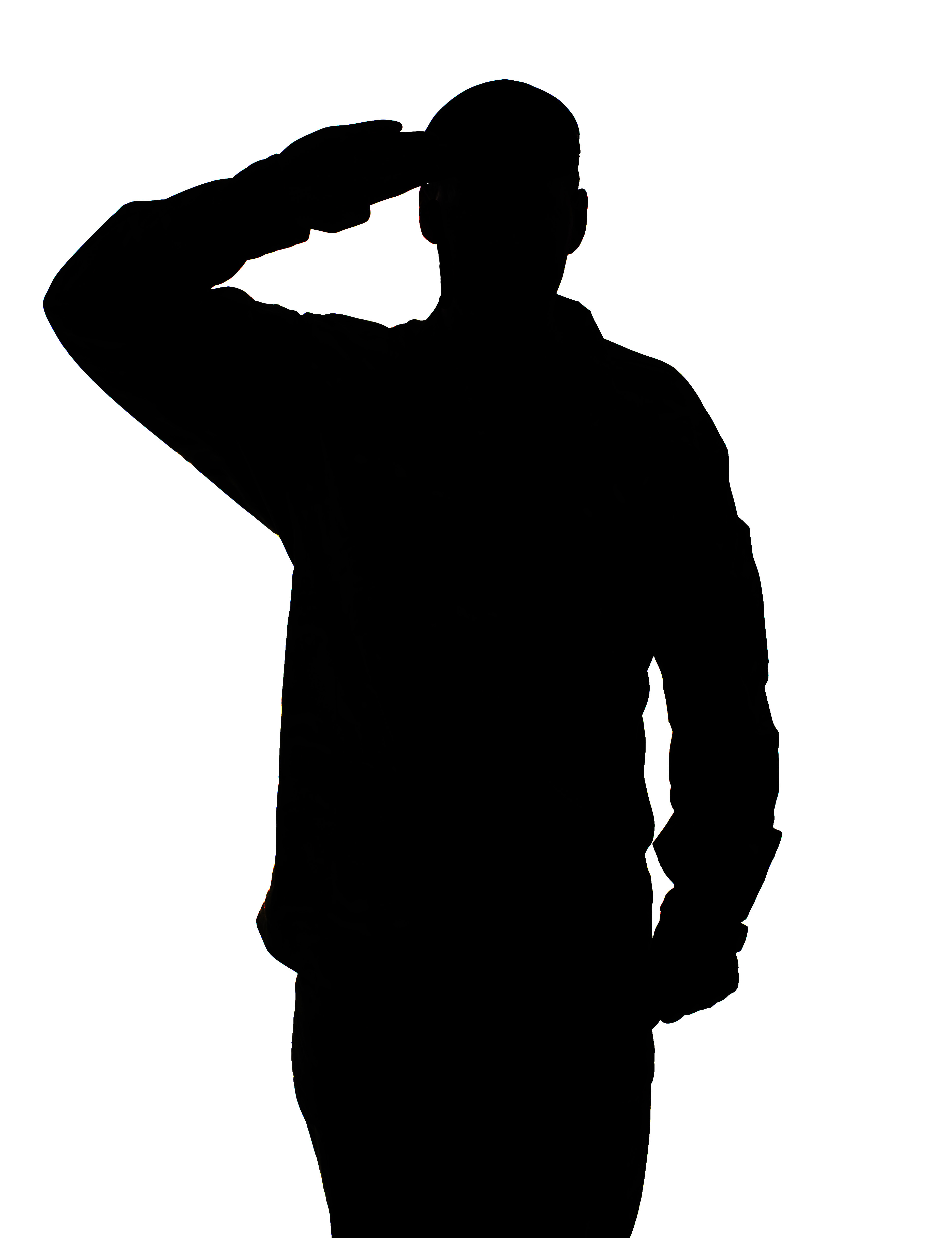 Army Soldier Silhouette Clipart