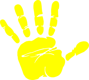 Free kids handprint clipart