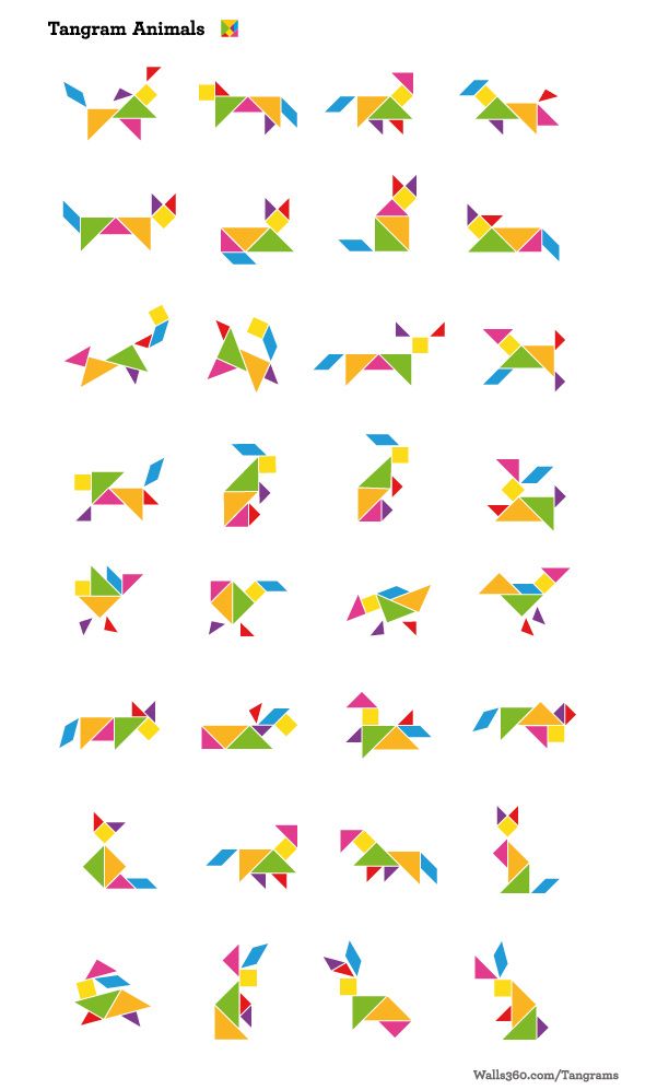 1000+ images about Tangram