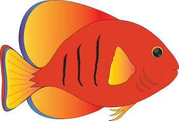 Smaller fish clipart clipart image #543