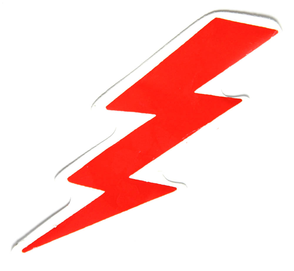 Red Lighting Bolt - Free Clipart Images