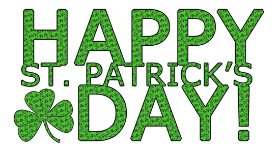 Happy st patricks day clipart