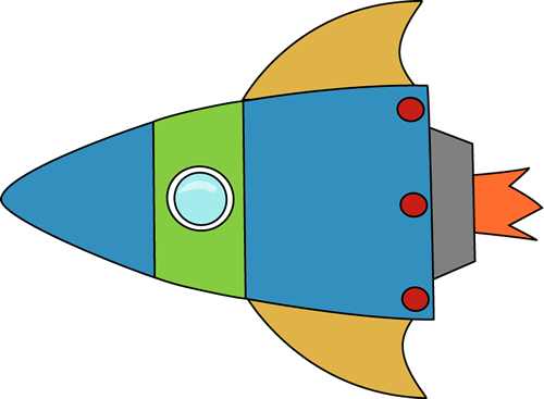 Rocket clipart for kids