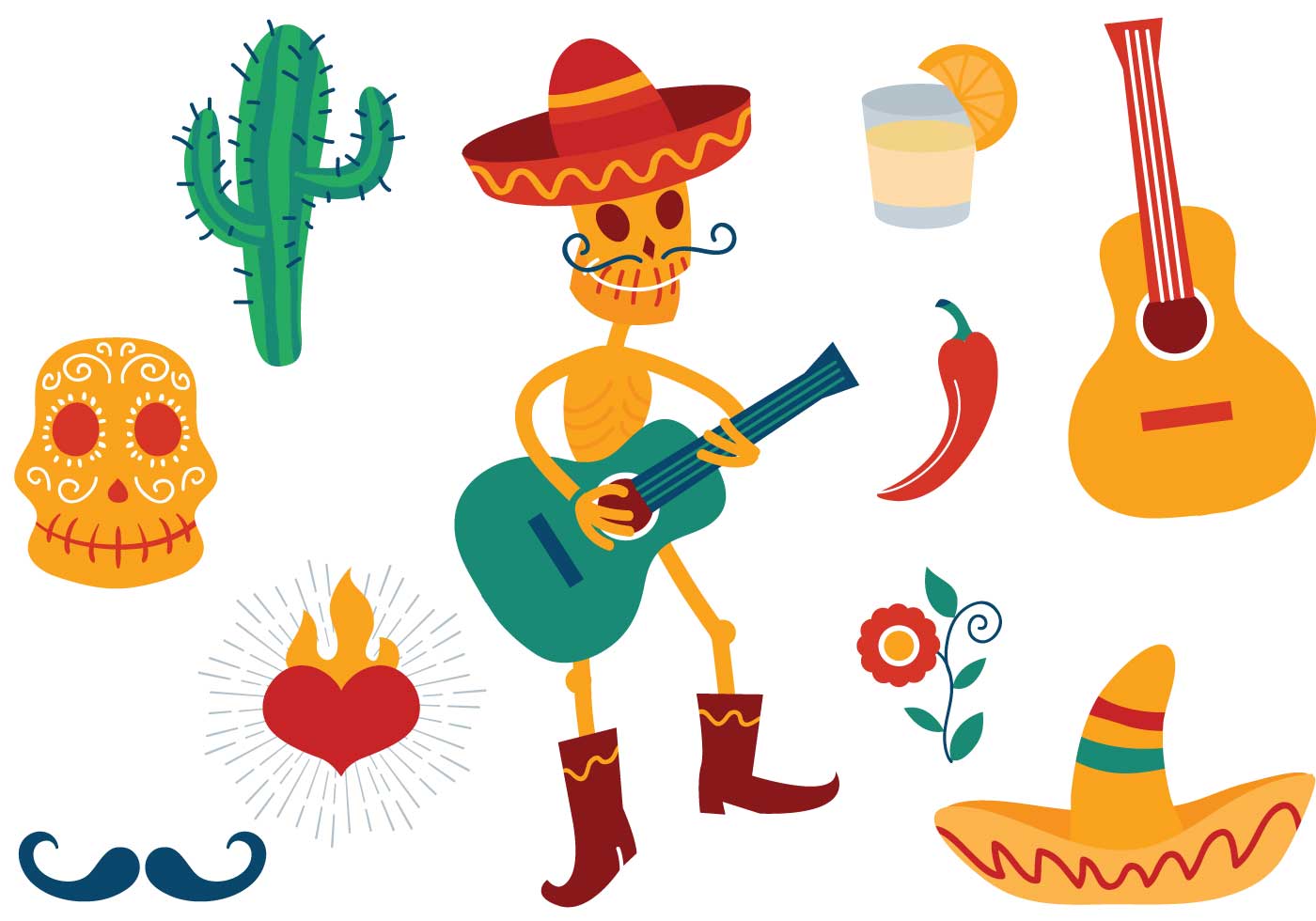 Vector Dia De Los Muertos - Download Free Vector Art, Stock ...