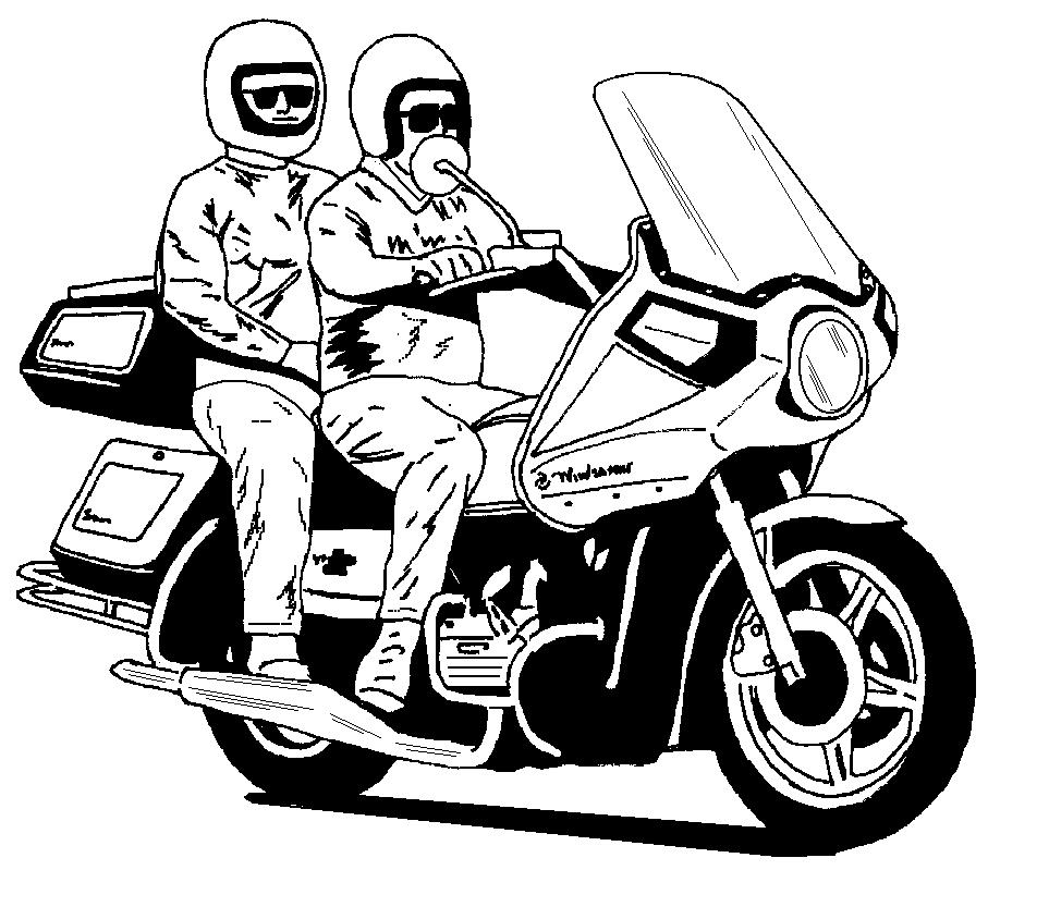 Goldwing Motorcycle Clipart