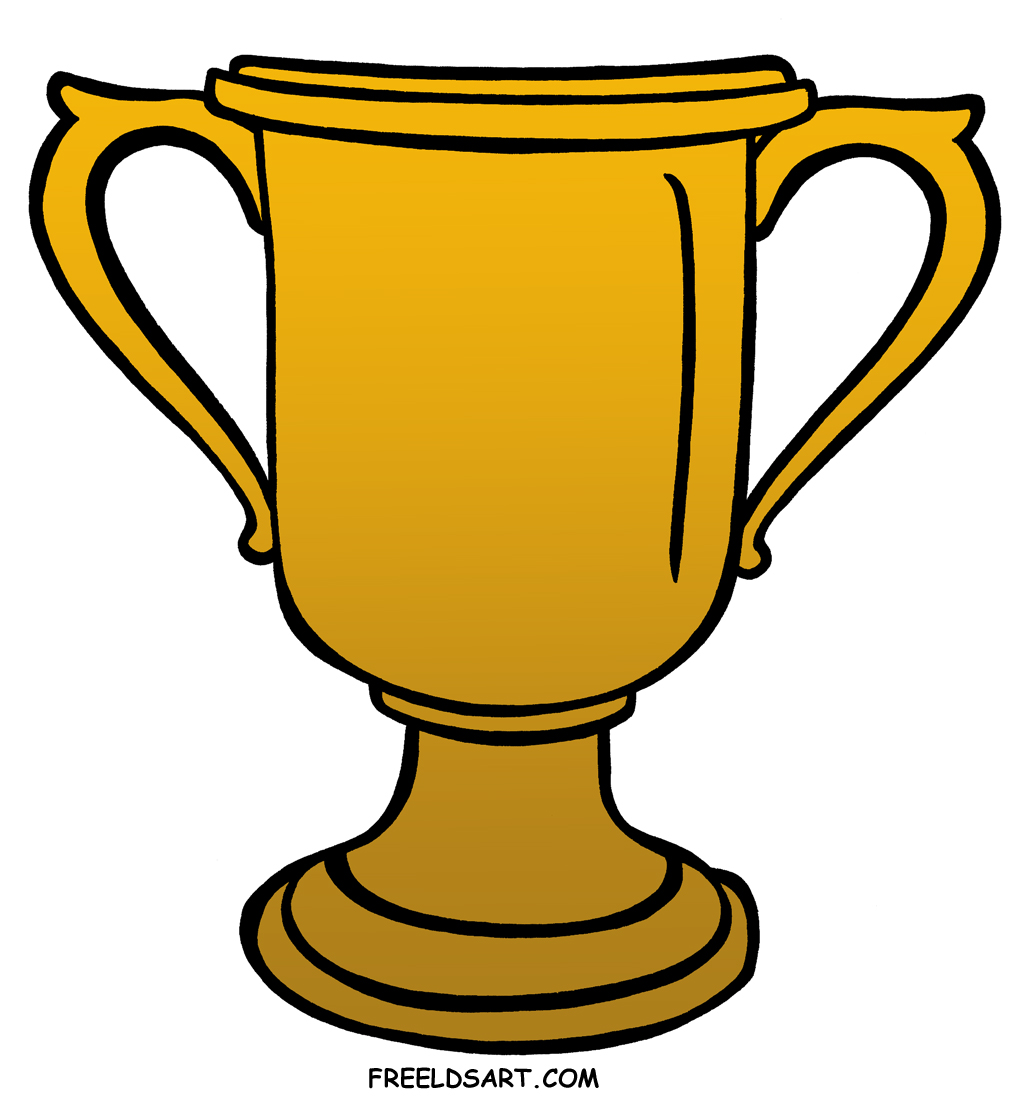 Winner trophy clipart