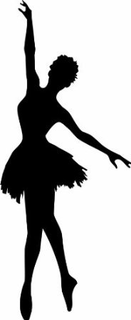 Ballet dancer clipart silhouette