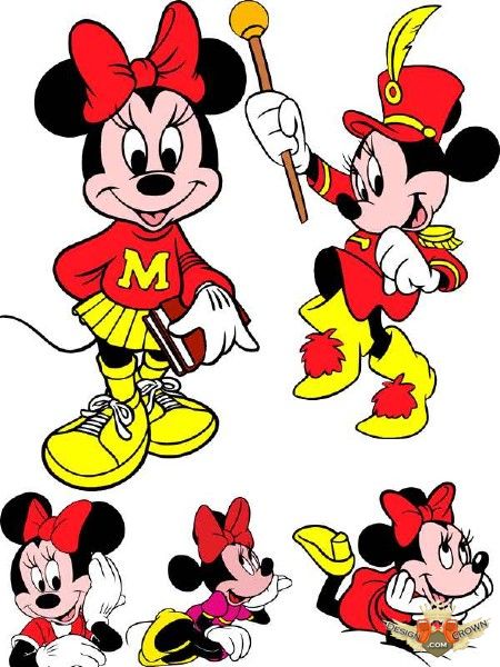 Minnie Mouse illustrations in vector - free Disney clipart ...