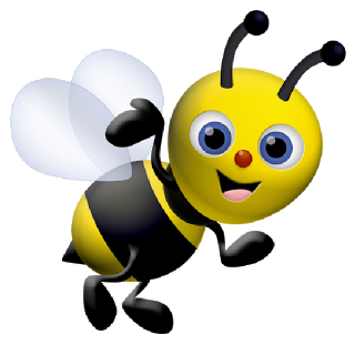 Cute Bees - Cartoon Animal Images