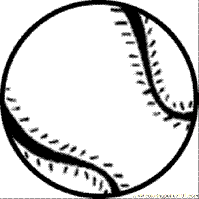 Baseball Clipart Ball Coloring Page - Free Baseball Coloring Pages ...