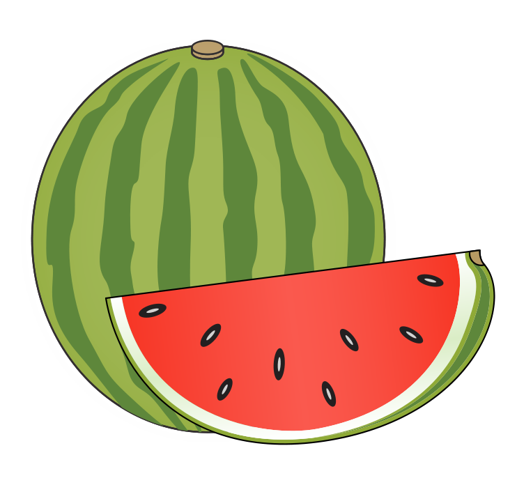 Fruit Clipart Watermelon Slice Clipart Gallery ~ Free Clipart Images