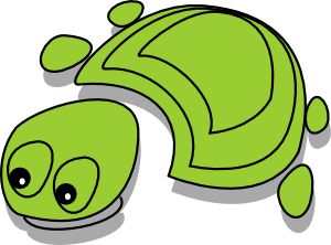 Green Tortoise Cartoon clip art Free Vector / 4Vector