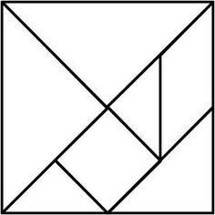 House, Tangram printable and Templates