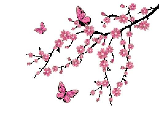 Stitches, Cherry blossoms and Blossoms