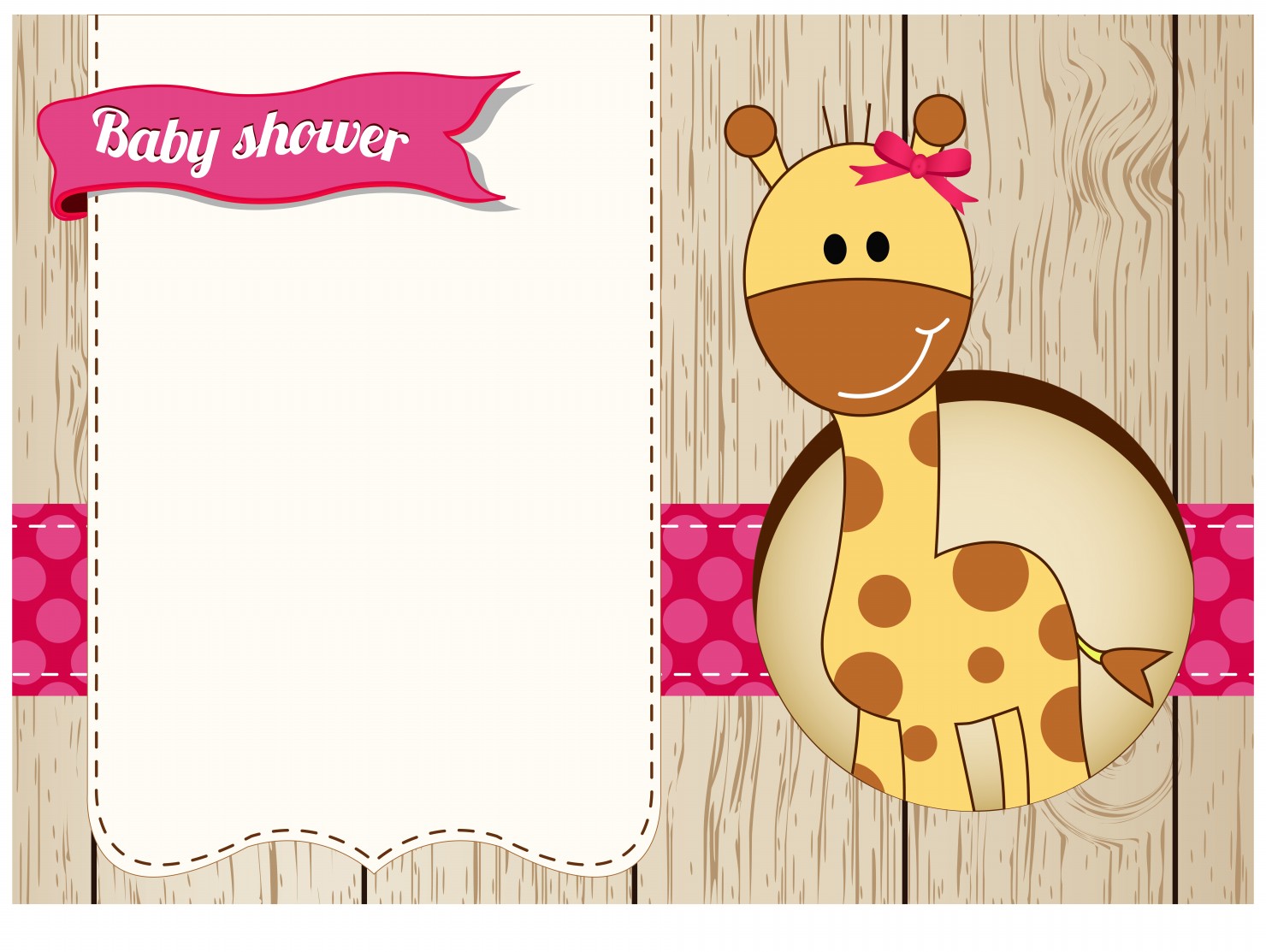 Giraffe Baby Shower Clipart