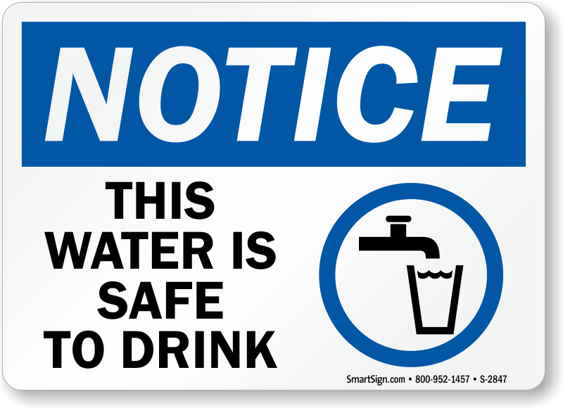 Potable Water & Fresh Drinking Water Signs | Free Shipping