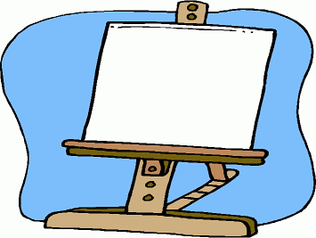 Art Easel Clipart