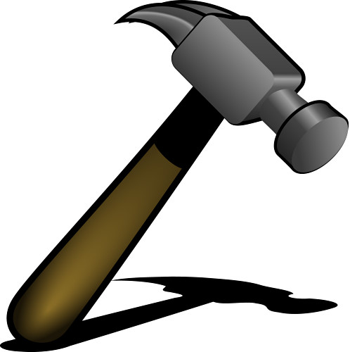 Hammer tools clipart