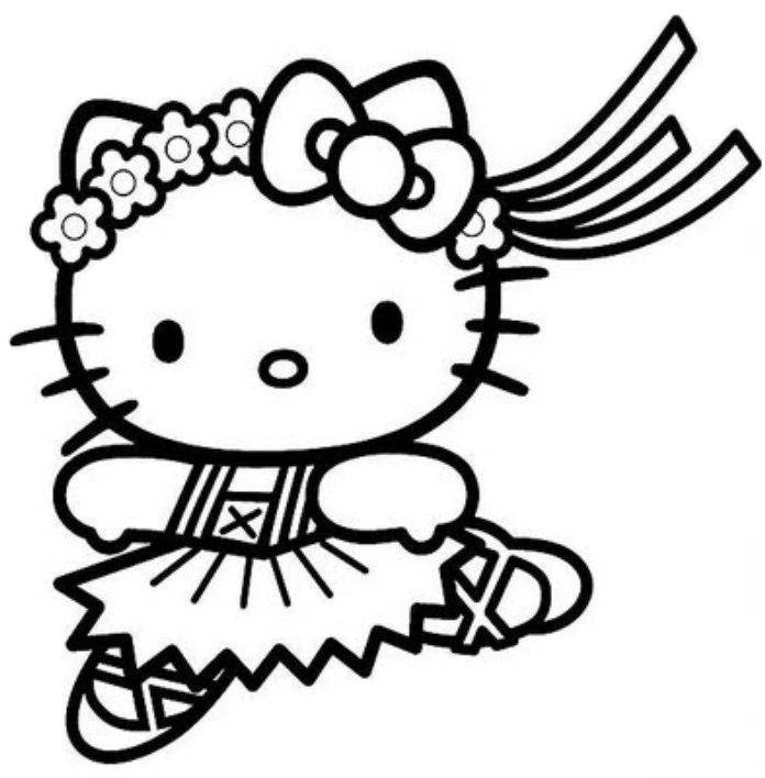 Free Printable Hello Kitty Coloring Pages - AZ Coloring Pages