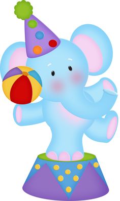 Circus elephant clipart png