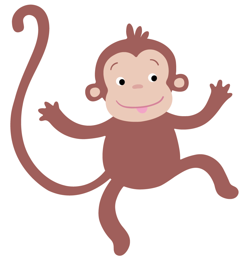 Hanging Monkey Template | Free Download Clip Art | Free Clip Art ...