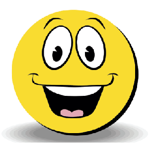 Excited face clip art